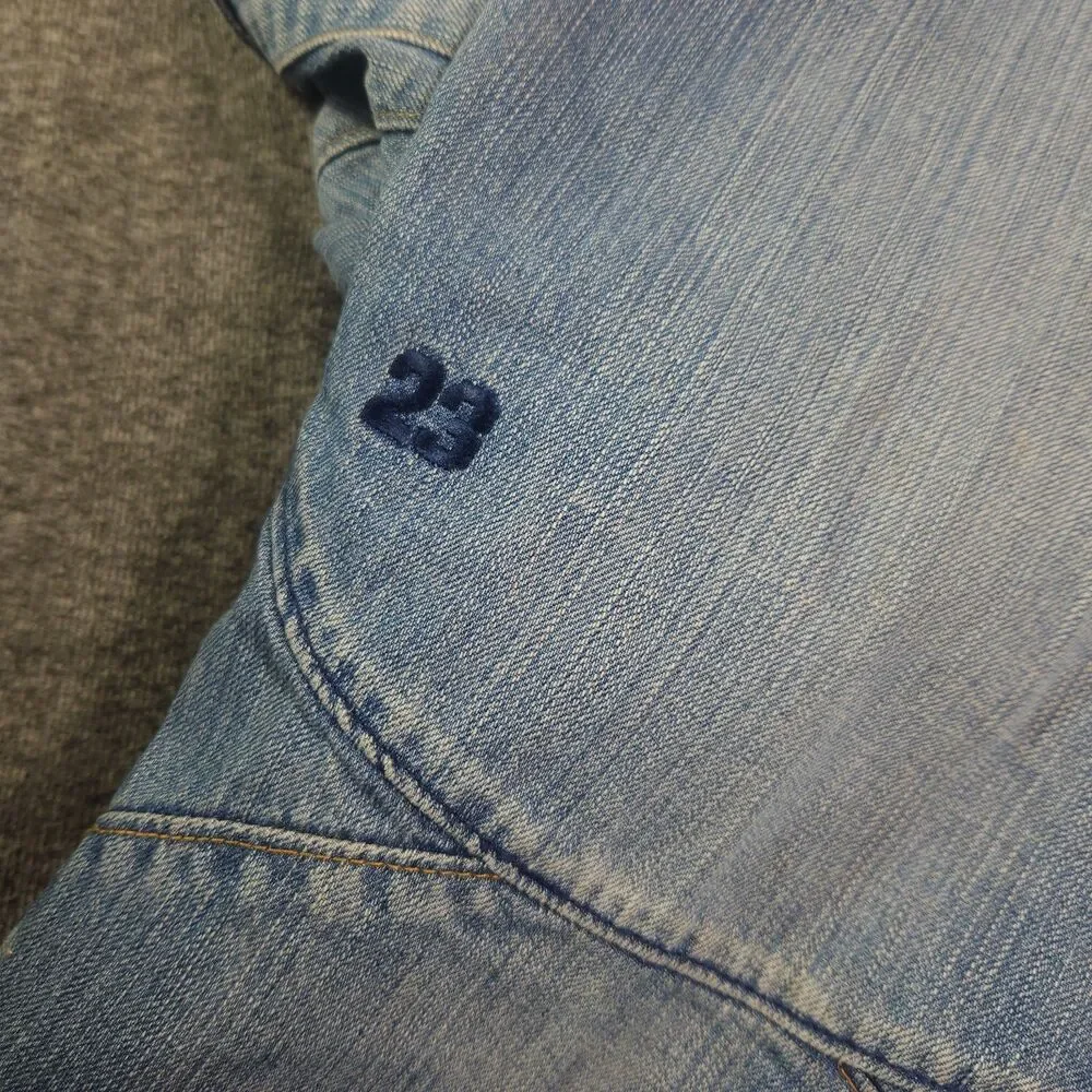 Vtg Grail Jordan 23 Baggy Jeans Mens 40x34 Curved Seam Y2K Jumpman Excellent